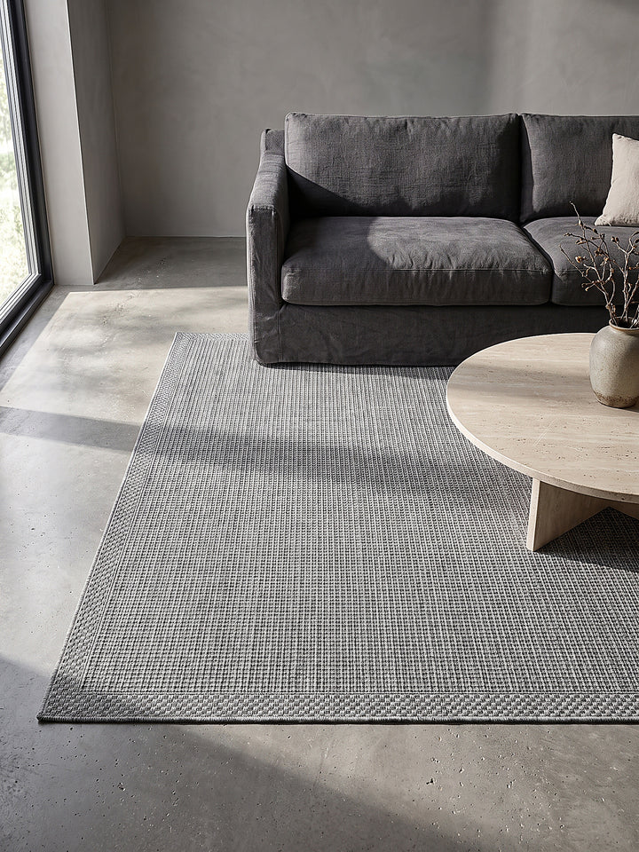 Teppich Grau Farbdetail Muster_