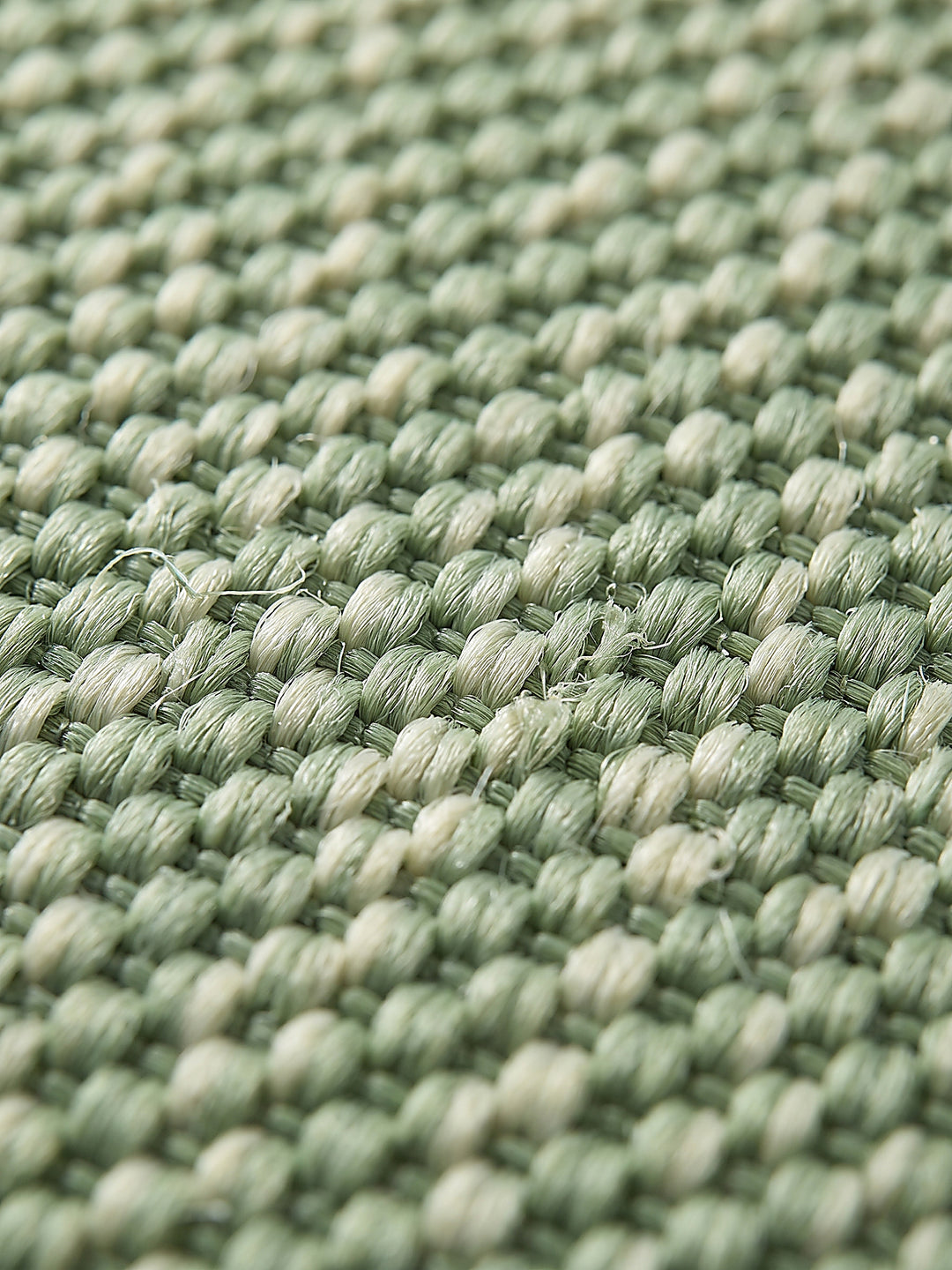 Teppich Grün Webstruktur Nahaufnahme_
