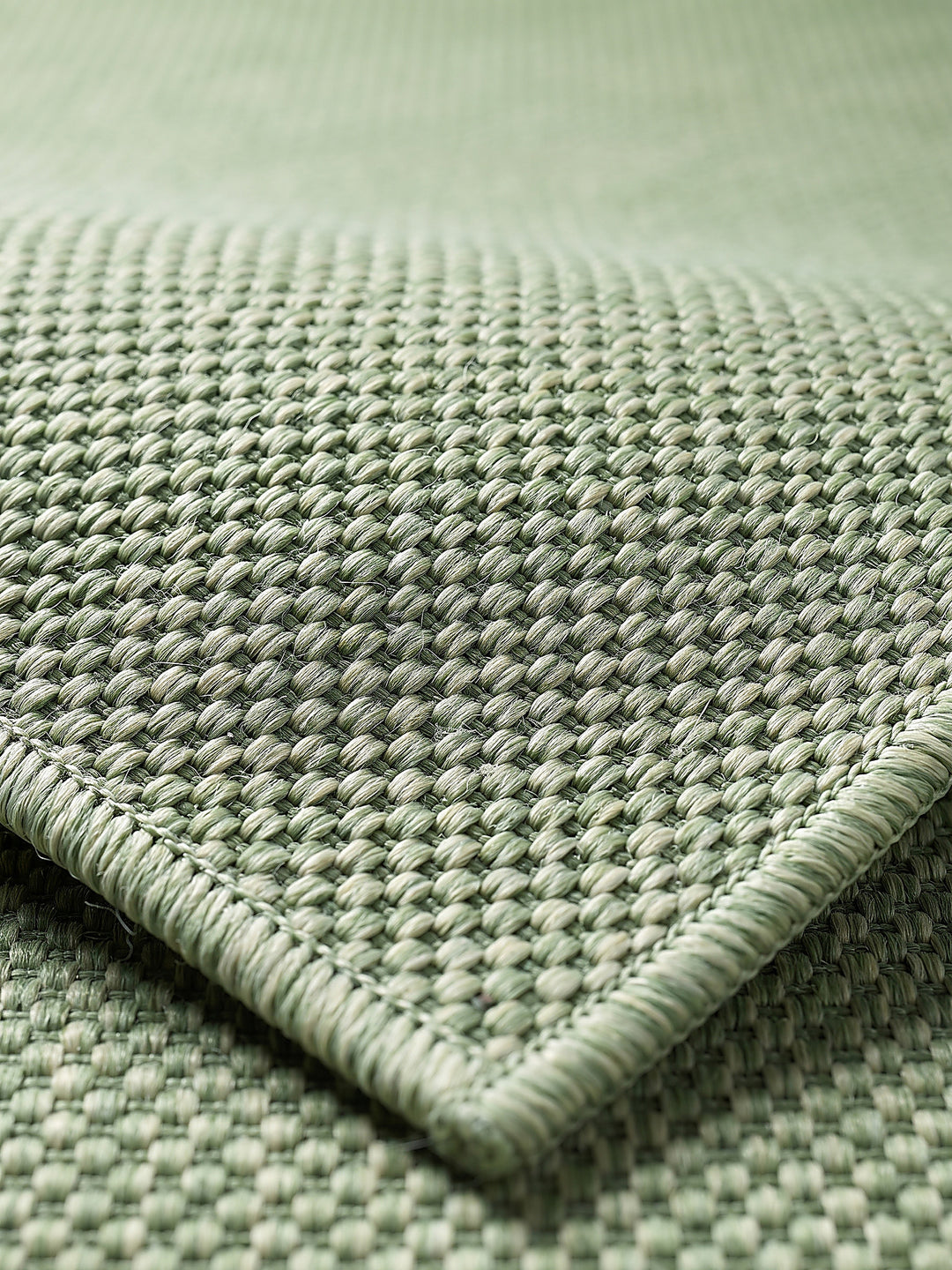 Teppich Grün Farbdetail Muster_