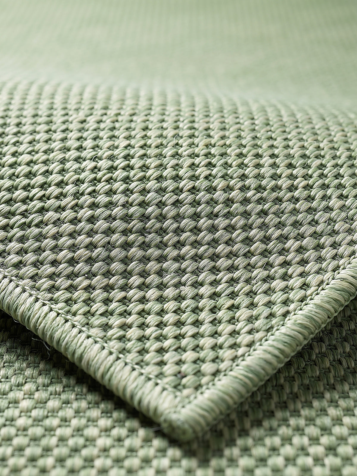 Teppich Grün Farbdetail Muster_