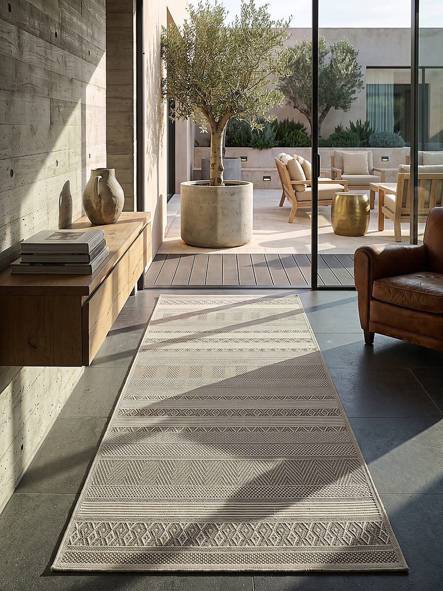 Teppich Beige Textur Nahaufnahme_