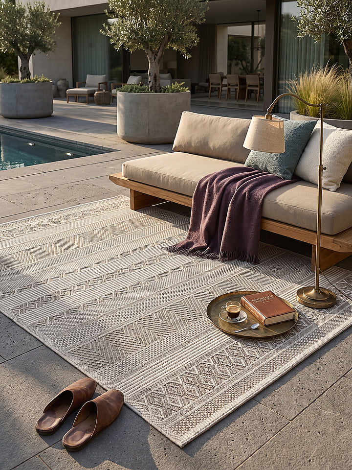 Teppich Beige Textur Nahaufnahme_