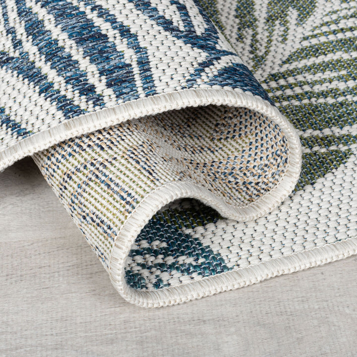 Outdoor Teppich Naturmotive Muster - Floral - Balkon schmutzabweisend_Läufer_