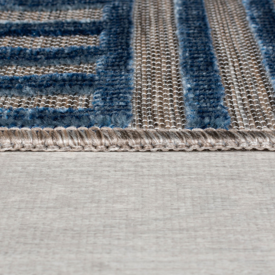 In-Outdoor Teppich geometrisch  - Hoch-Niederflor  - strapazierfähig &amp; pflegeleicht_Läufer_