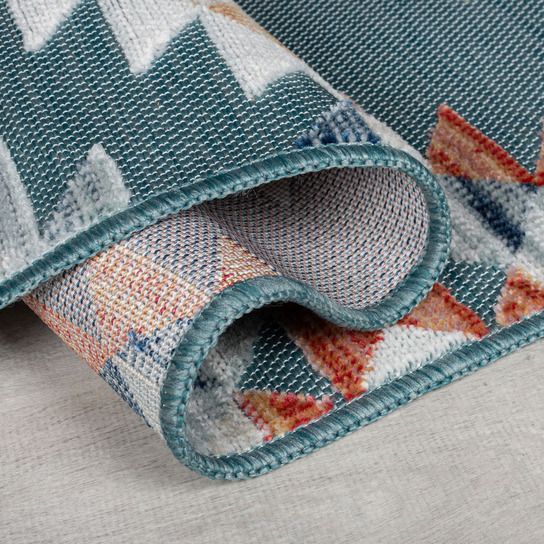 Outdoor Teppich Boho Orientalisch - Terrasse schmutzabweisend_Läufer_