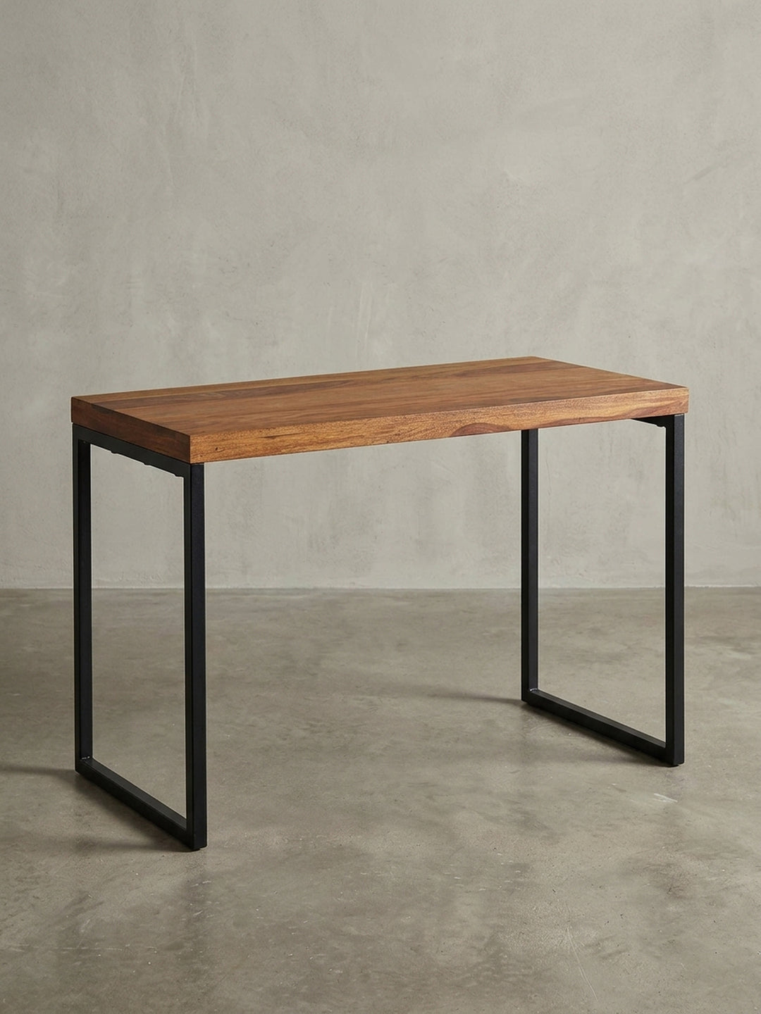 Schreibtisch aus Sheesham Massivholz natur 117x59x77 cm Design Möbel Einrichtung modern stilvoll robust hochwertig Premium Home Office Wohnen Interior Zuhause Wohnzimmer elegant langlebig_