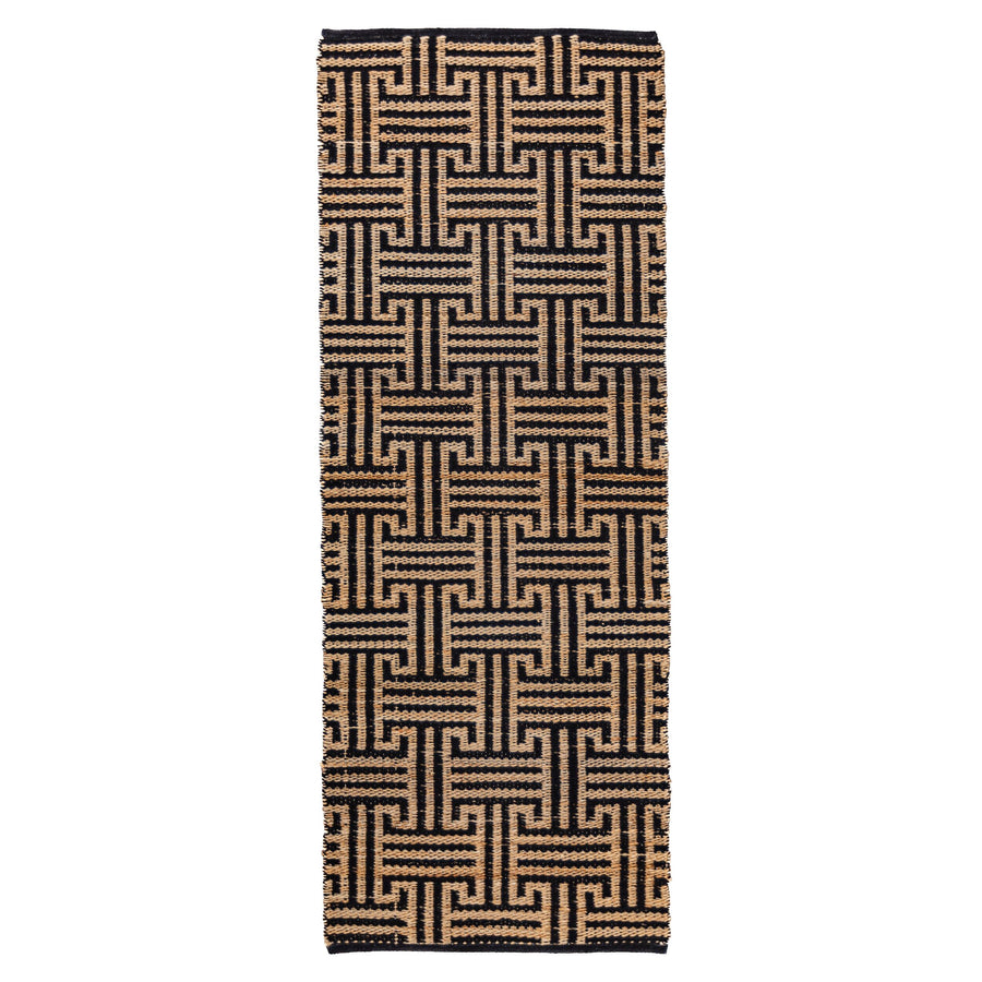 Teppich Flachgewebe Geometrisch - verflochtenes Linien - Flur_Läufer_