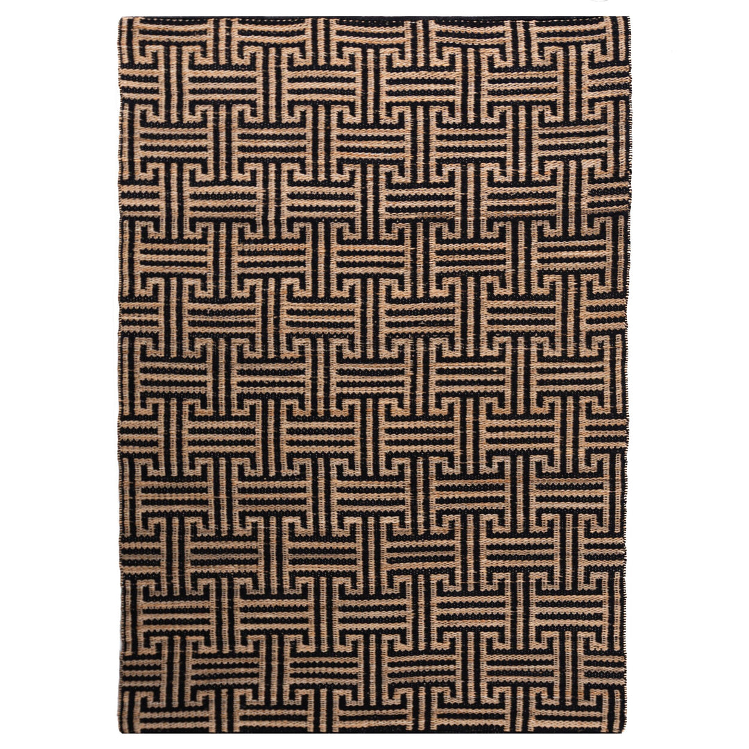Teppich Flachgewebe Geometrisch - verflochtenes Linien - Flur_Rechteckig_
