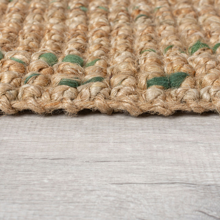 Jute Teppich handgewebt strapazierfähig naturfarben_Läufer_