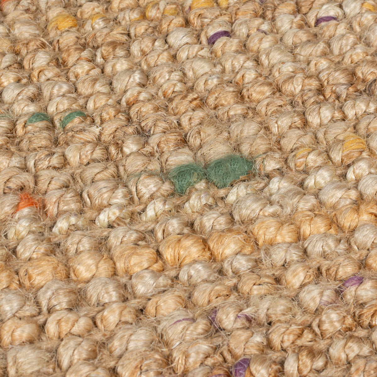 Juteteppich Jute Naturbelassen - Wohnzimmer_Natur-Multicolor_Läufer_