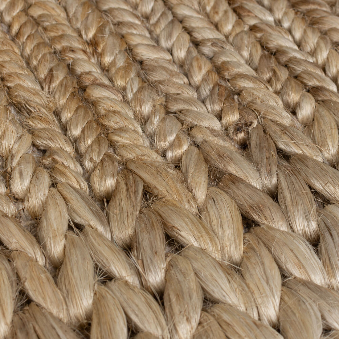 Teppich Kurzflor Flechtoptik Muster - Struktur - Flur Natur Läufer
