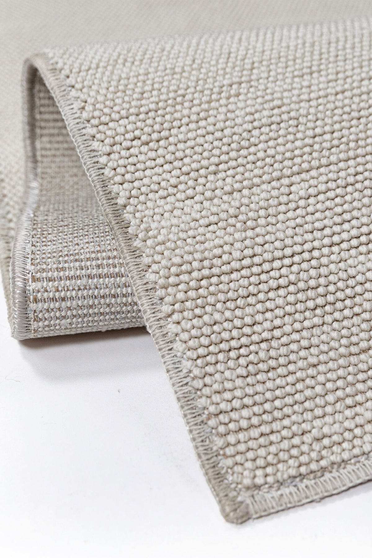 Teppich Grau rechteckig POLYESTER Einrichtung Wohnidee Bodenbelag NORA