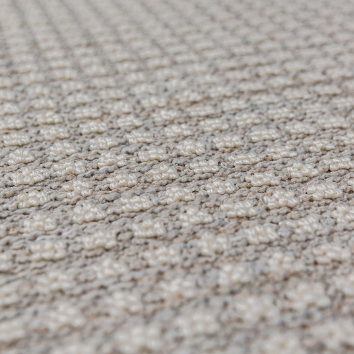 Teppich Grau rechteckig Polyester Raumgestaltung Inneneinrichtung NORA 160x230_