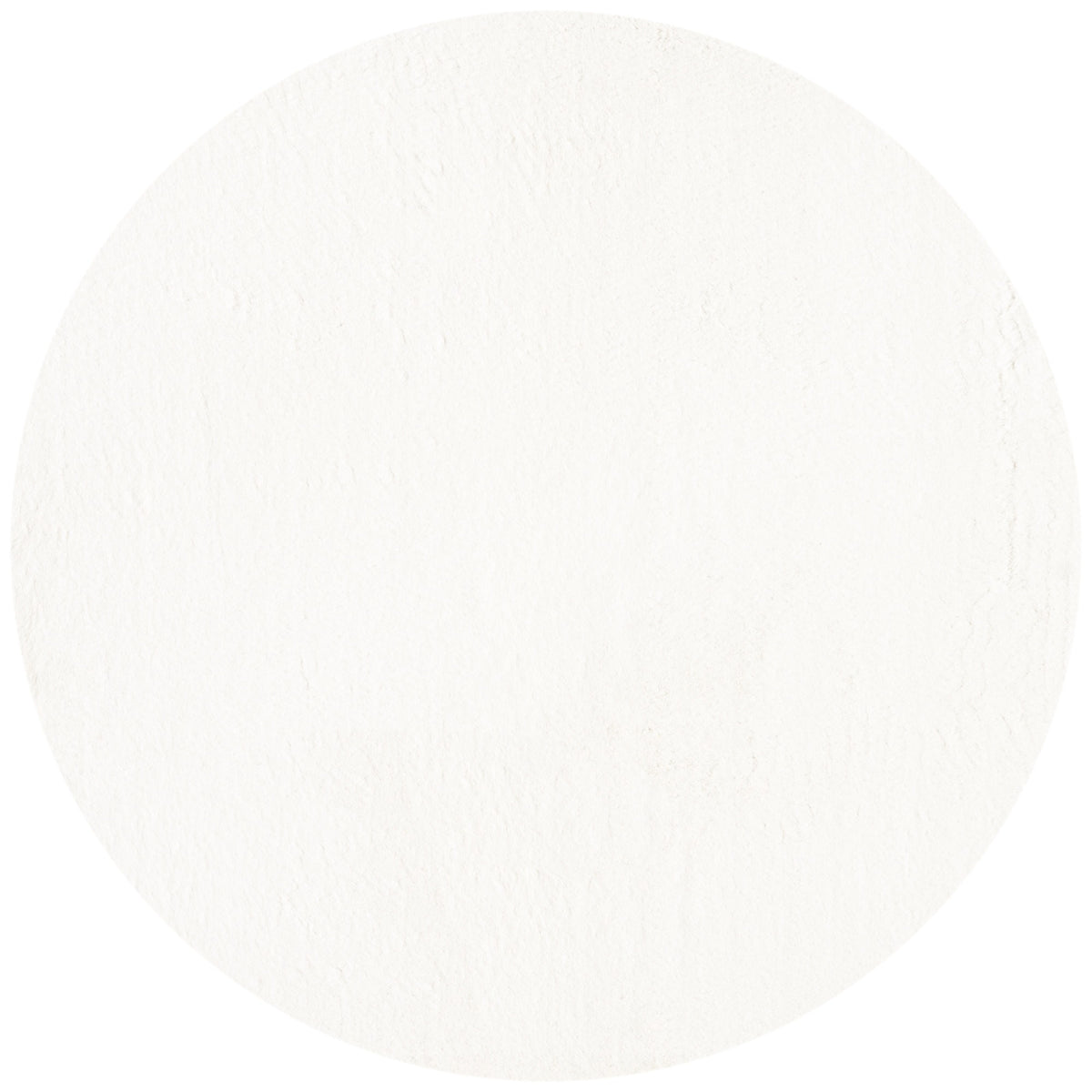 weicher Kurzflor Teppich Creme unifarben vielseitig für Wohn- und Schlafbereich in Polyester RUTOR Serie_