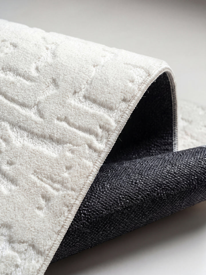 Teppich Creme Kante Verarbeitung_