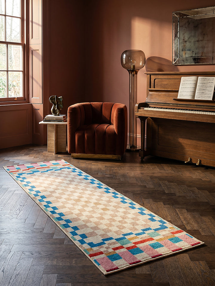 Teppich Multi Läufer gemütliche Wohnszene_