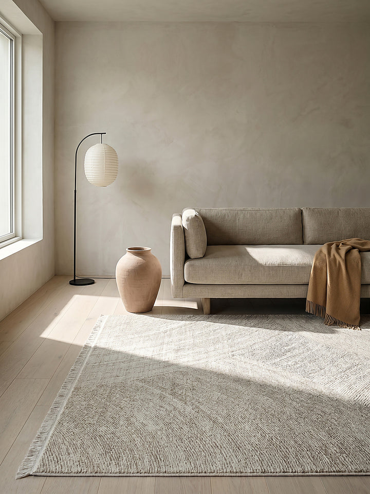 Teppich Beige Textur Nahaufnahme_