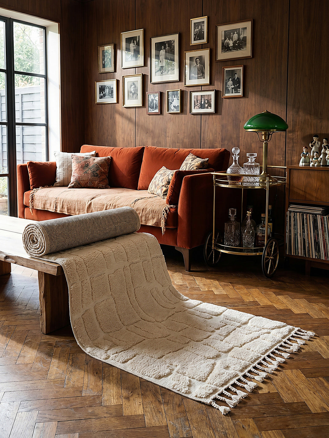 Teppich Creme Läufer Editorial Styling_