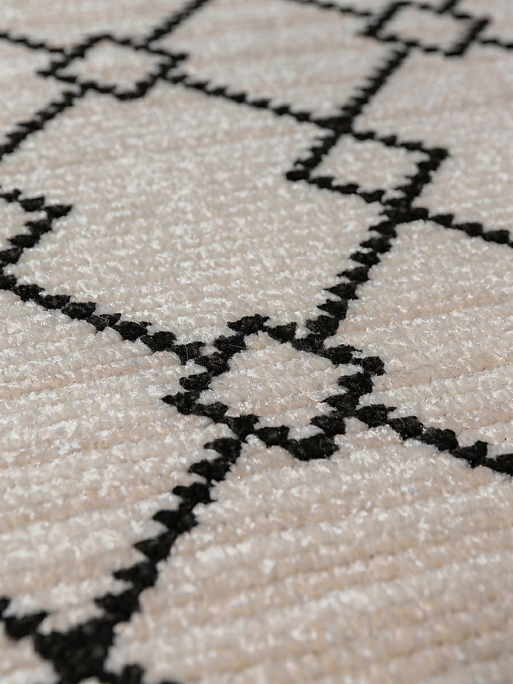 Teppich Monochrome Farbdetail Muster_
