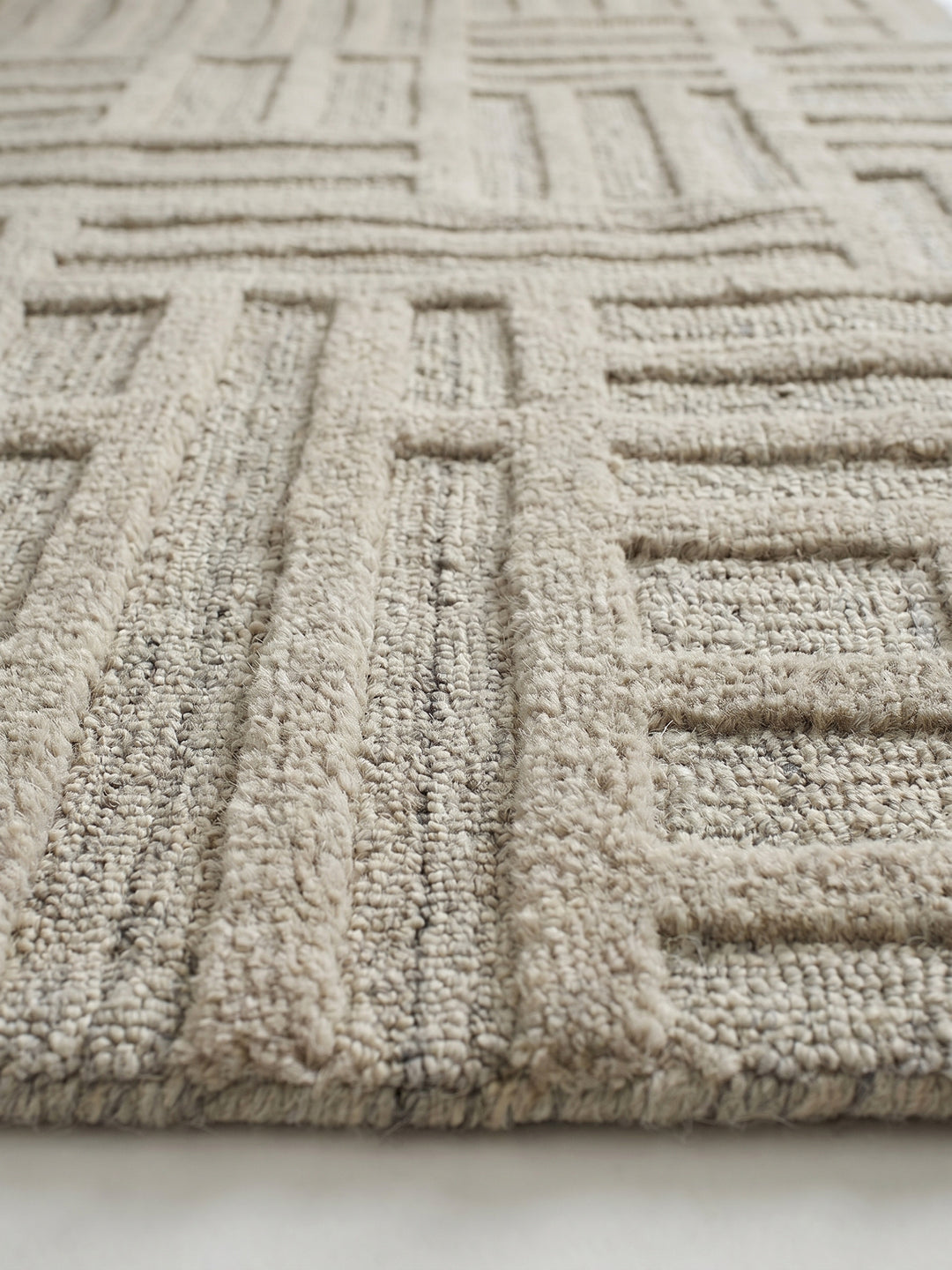 Teppich Natur Farbdetail Muster_