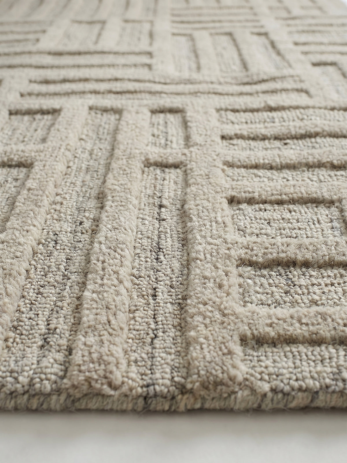Teppich Natur Farbdetail Muster_