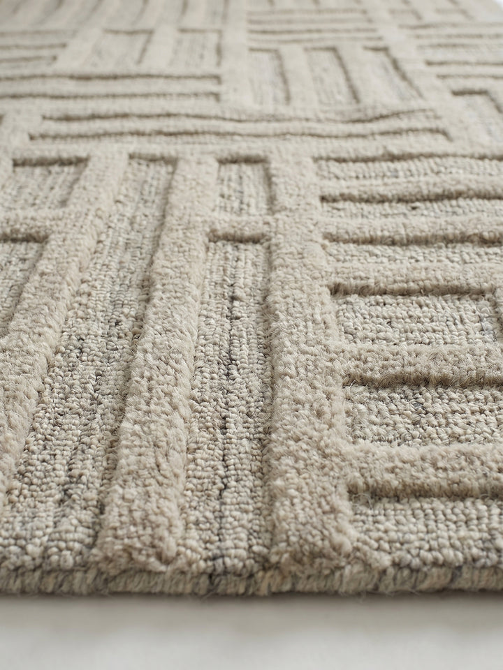 Teppich Natur Farbdetail Muster_