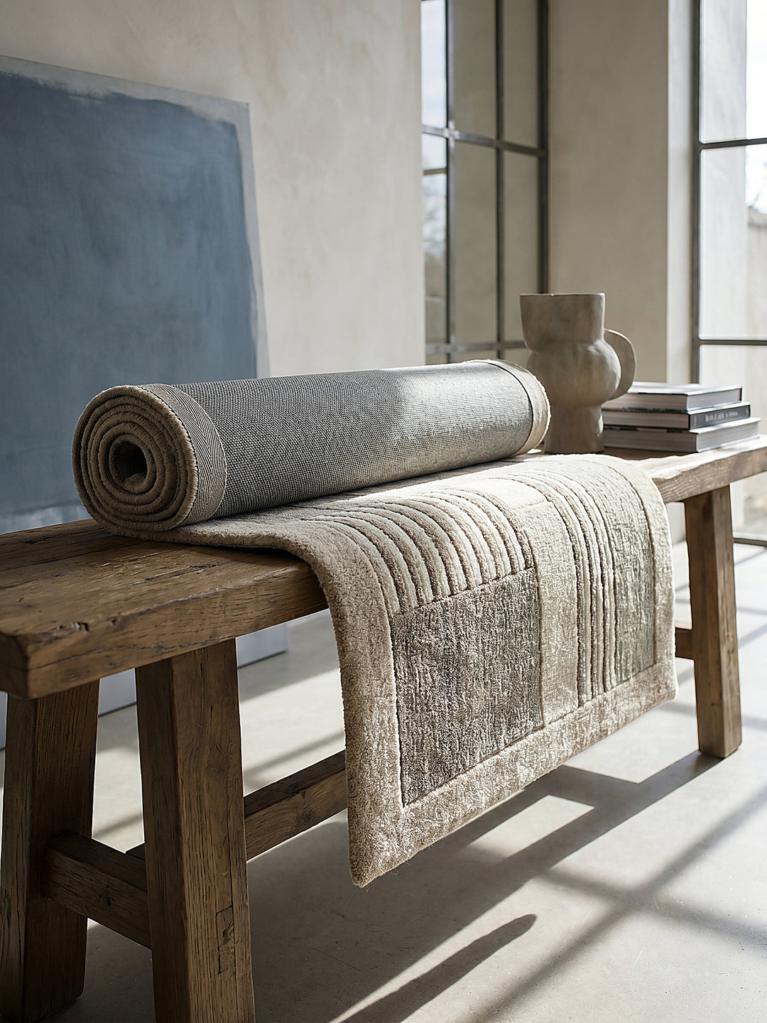 Teppich Natur Läufer Editorial Styling_