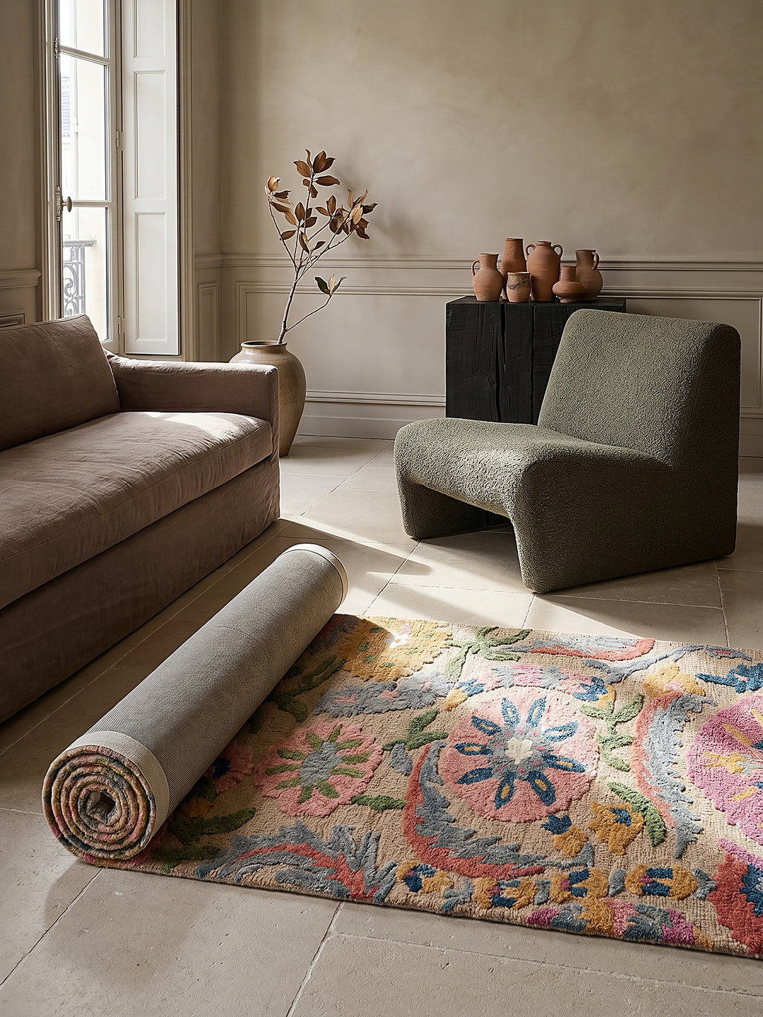 Teppich Multi Läufer Editorial Styling_