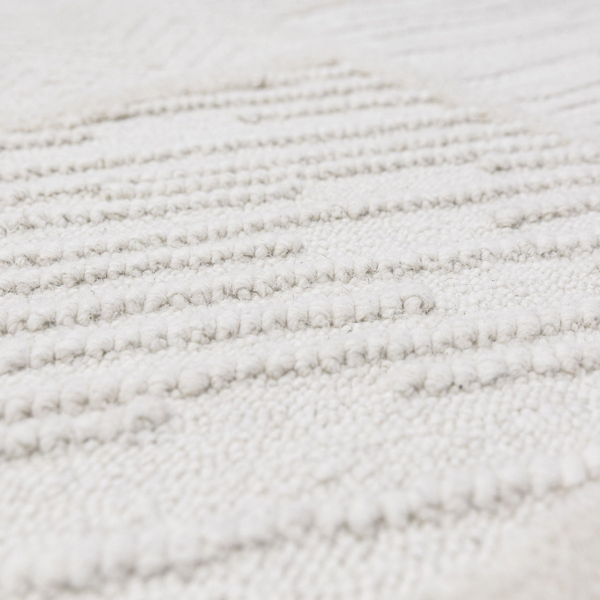 Teppich Weiß Läufer POLYESTER Raumgestaltung Inneneinrichtung CARVE_