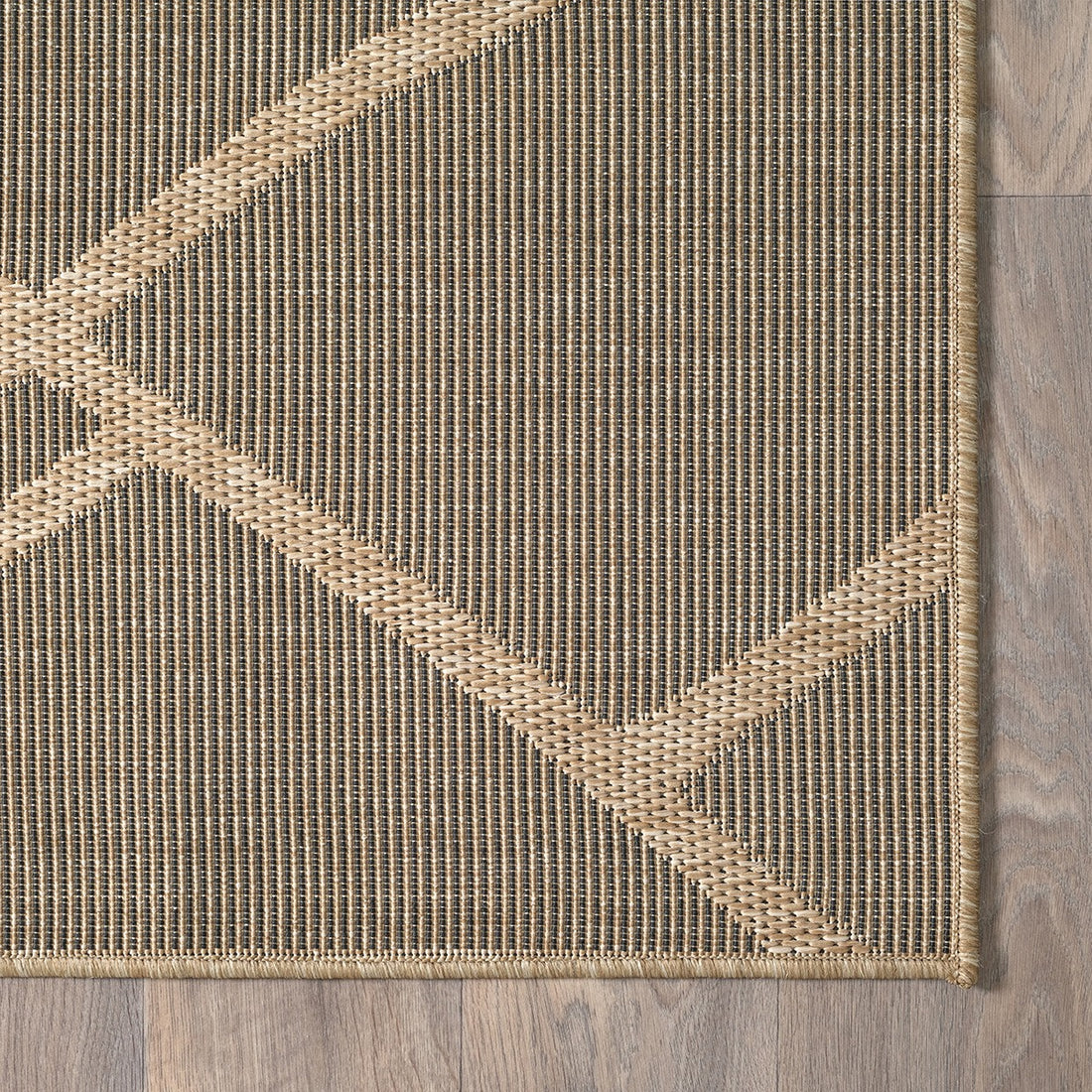Flachgewebe Teppich Schwarz berber geometrisch zur modernen Raumgestaltung Polypropylen Kollektion BORNO_