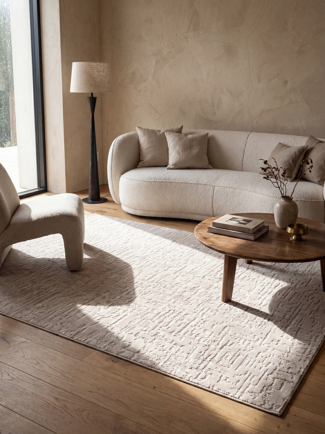 Teppich Beige Farbdetail Muster_