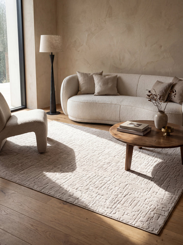 Teppich Beige Farbdetail Muster_