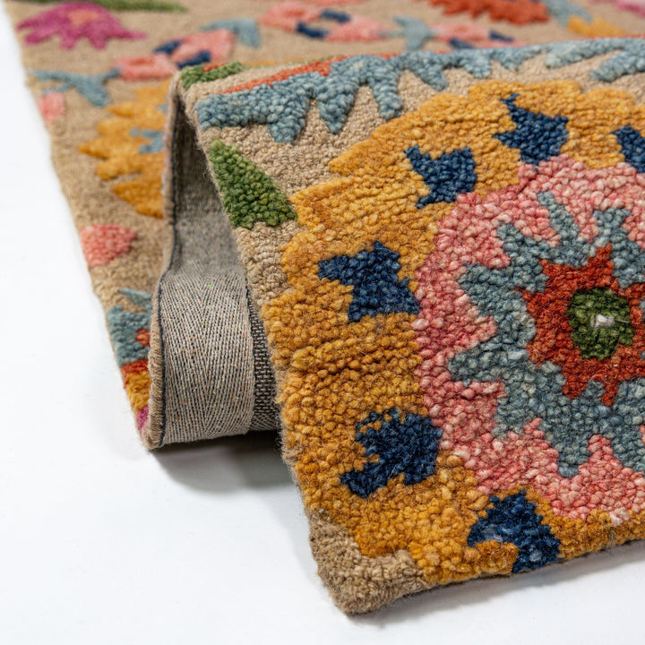 Teppich Multi Läufer WOOL Einrichtung Wohnidee Bodenbelag HEDDA_