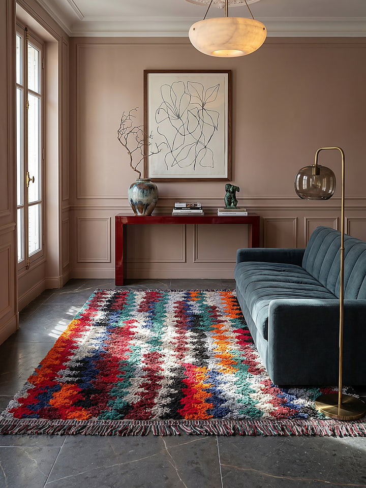 Teppich Multi rechteckig Editorial Styling_