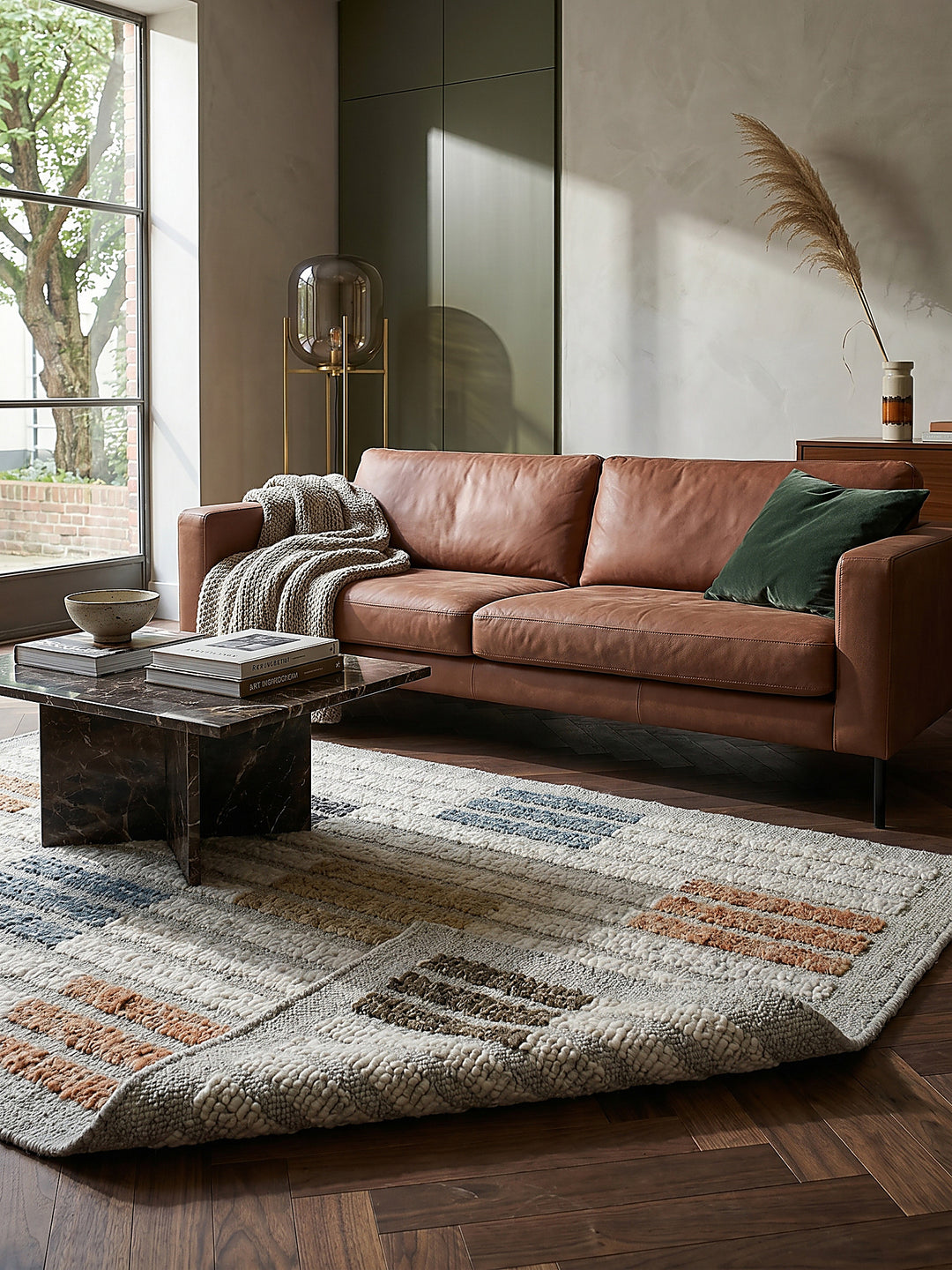 Teppich Multi rechteckig Editorial Styling_