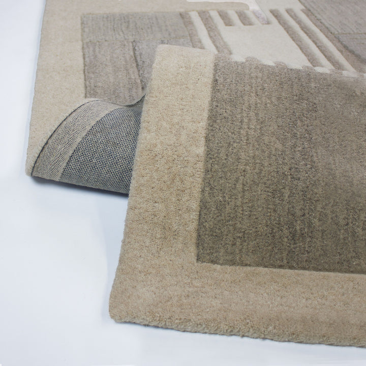 Teppich Natur Läufer Wool Einrichtung Wohnidee Bodenbelag EDALE_