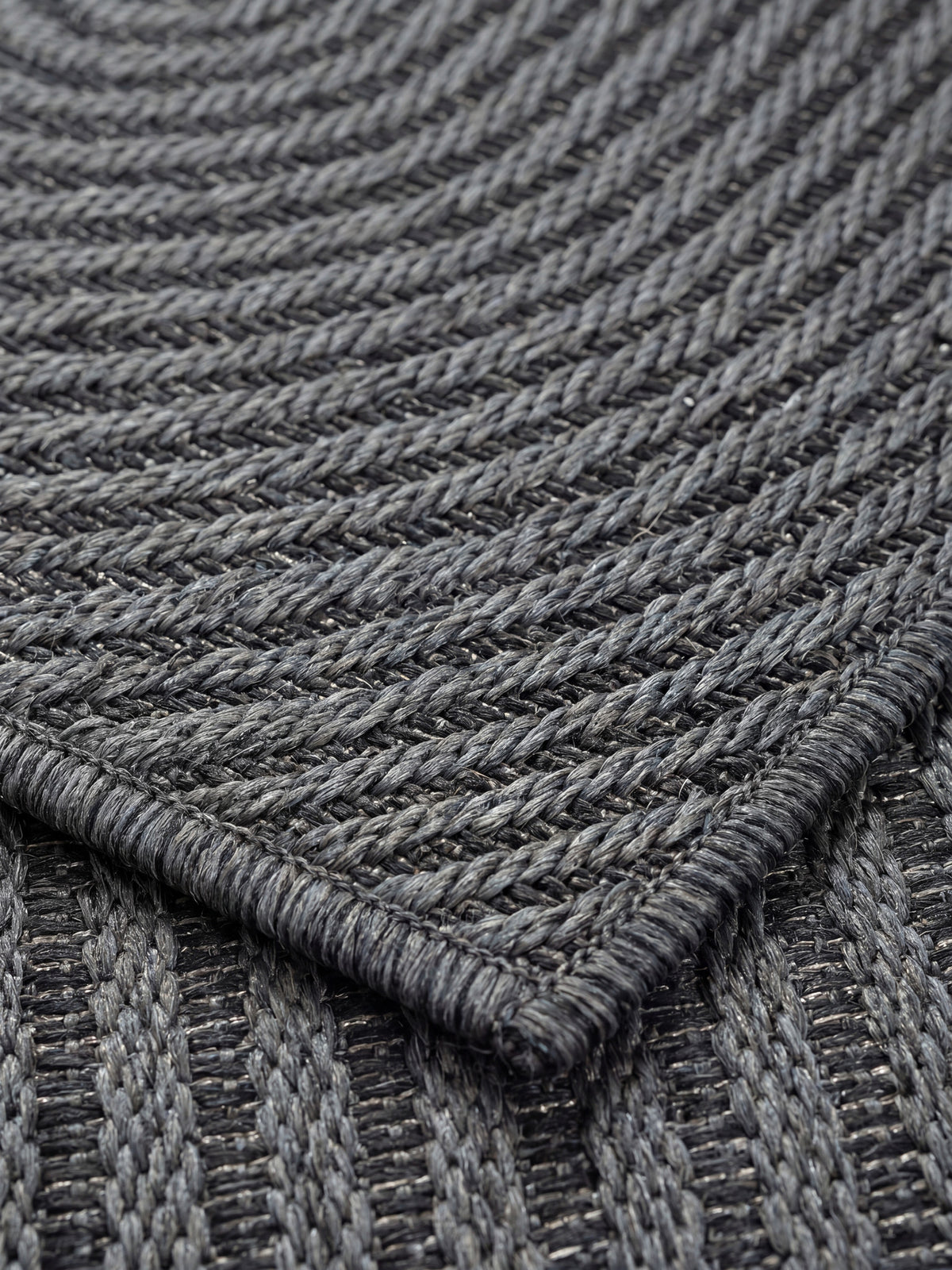 Teppich Anthrazit Farbdetail Muster_