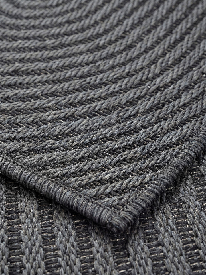 Teppich Anthrazit Farbdetail Muster_