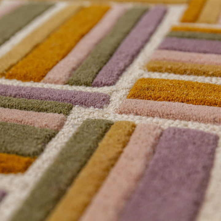 Teppich Flieder Läufer Wool Raumgestaltung Inneneinrichtung SOAR 80x300_