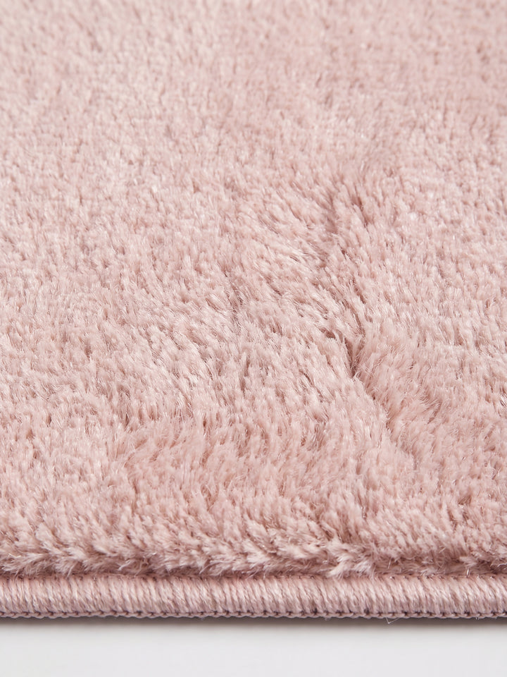Teppich Puderrosa Farbdetail Muster_