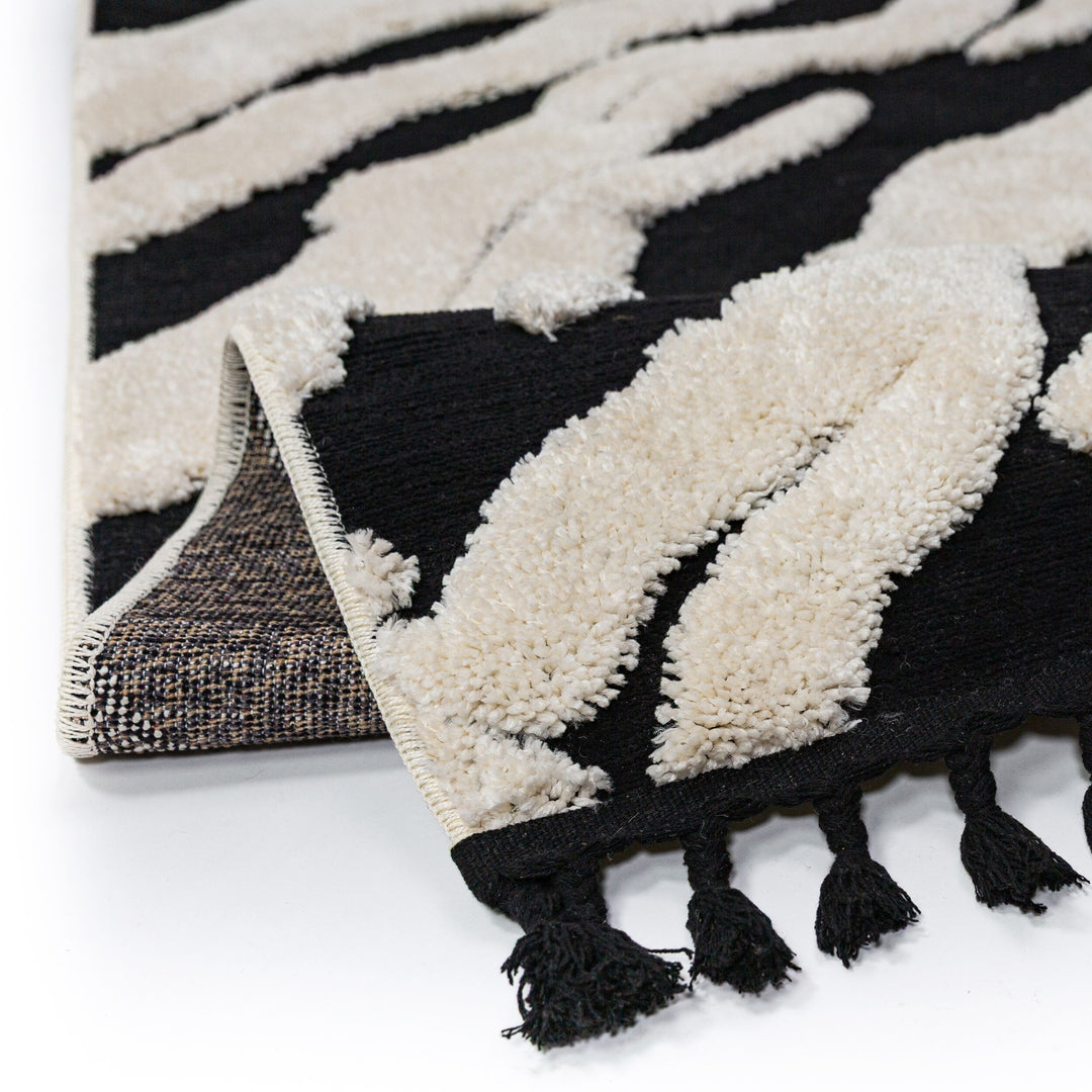 Teppich Monochrome Läufer Polyester Einrichtung Wohnidee Bodenbelag MARA_