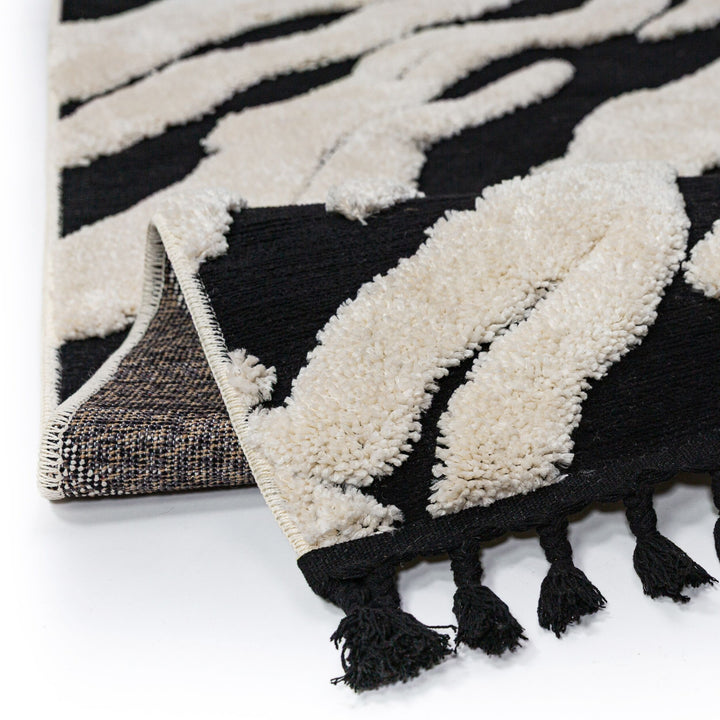 Teppich Monochrome Läufer Polyester Einrichtung Wohnidee Bodenbelag MARA_