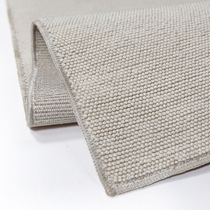 Teppich Grau Läufer POLYESTER Einrichtung Wohnidee Bodenbelag NORA_
