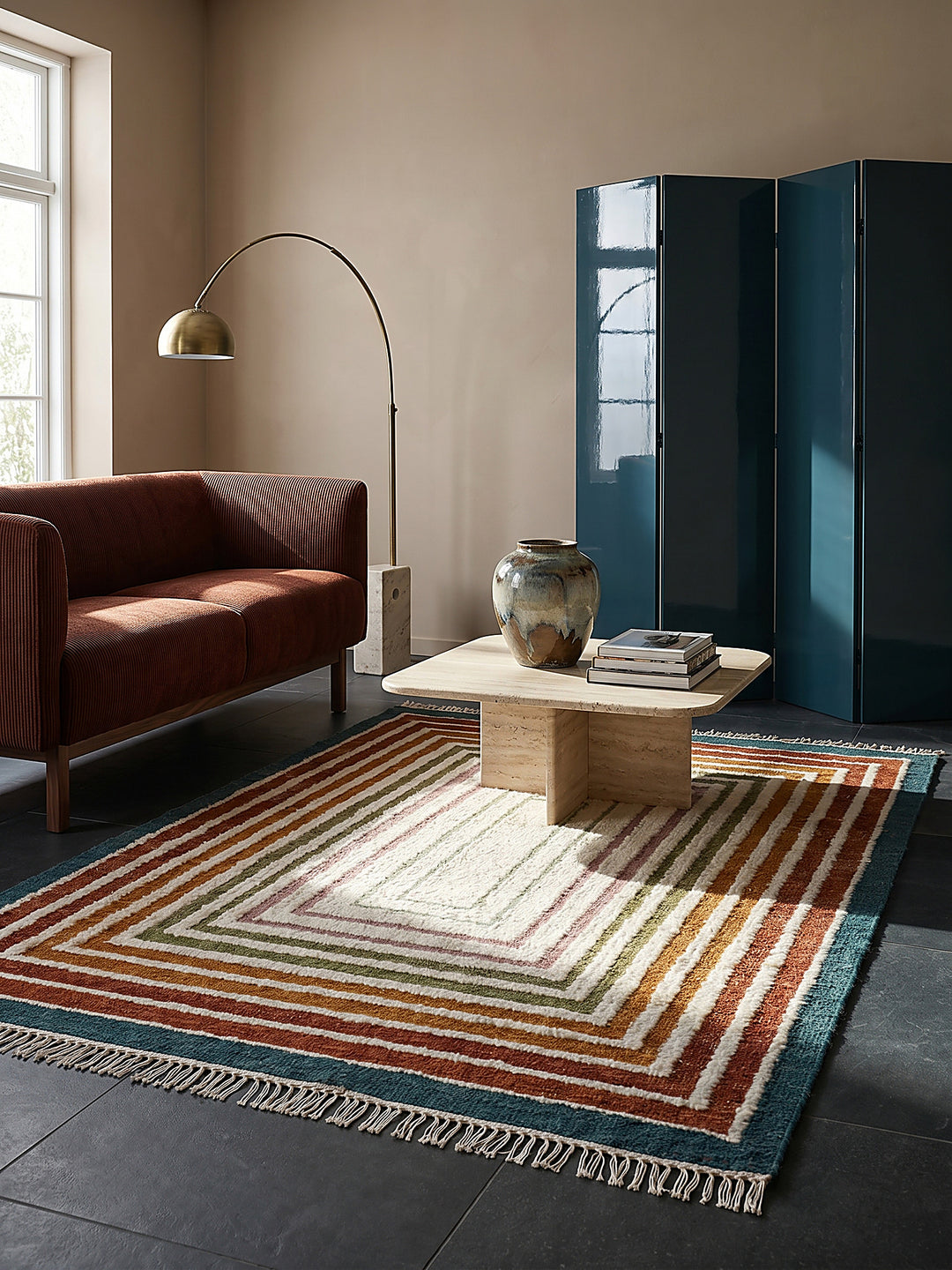 Teppich Multi rechteckig Editorial Styling_