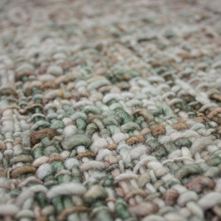 Teppich Grün rechteckig Wool Raumgestaltung Inneneinrichtung OTLEY 160x230_