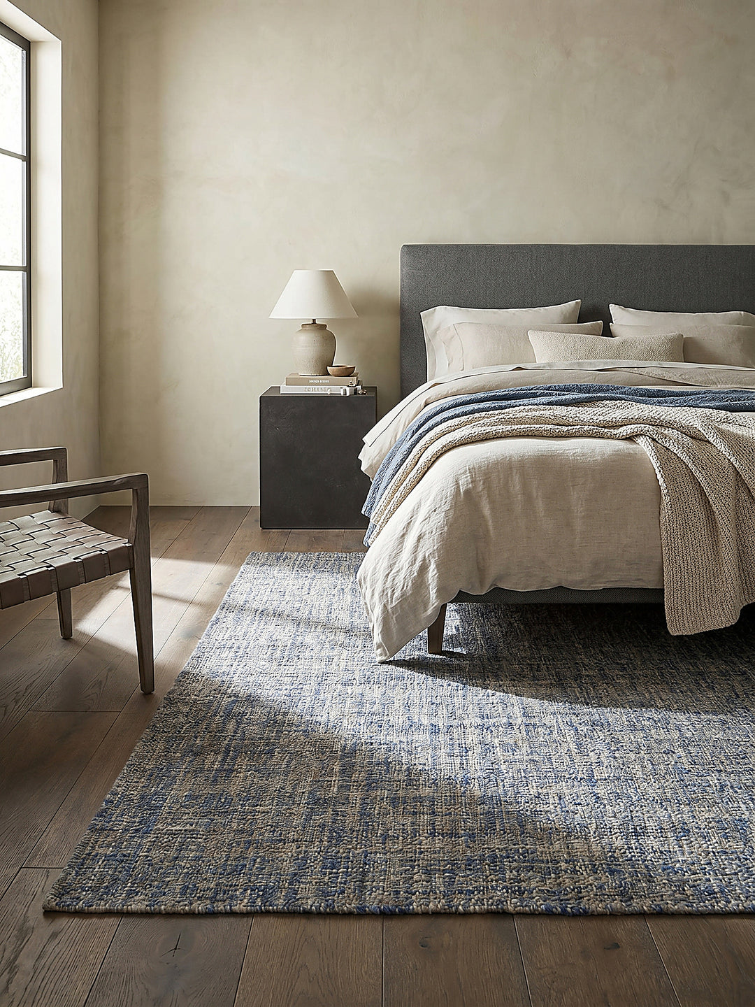 Teppich Blau als Wandteppich_