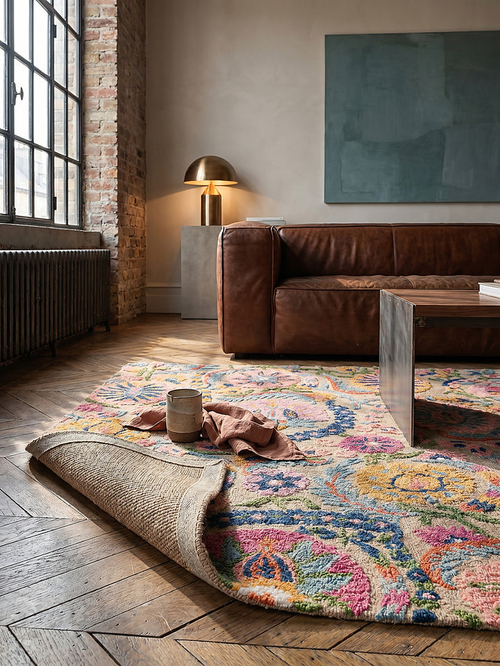 Teppich Multi rechteckig Editorial Styling_