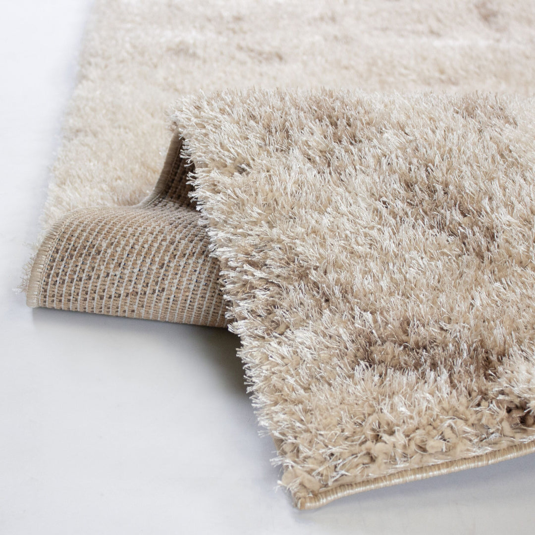 Teppich Natur rechteckig POLYESTER Einrichtung Wohnidee Bodenbelag DOVEL_
