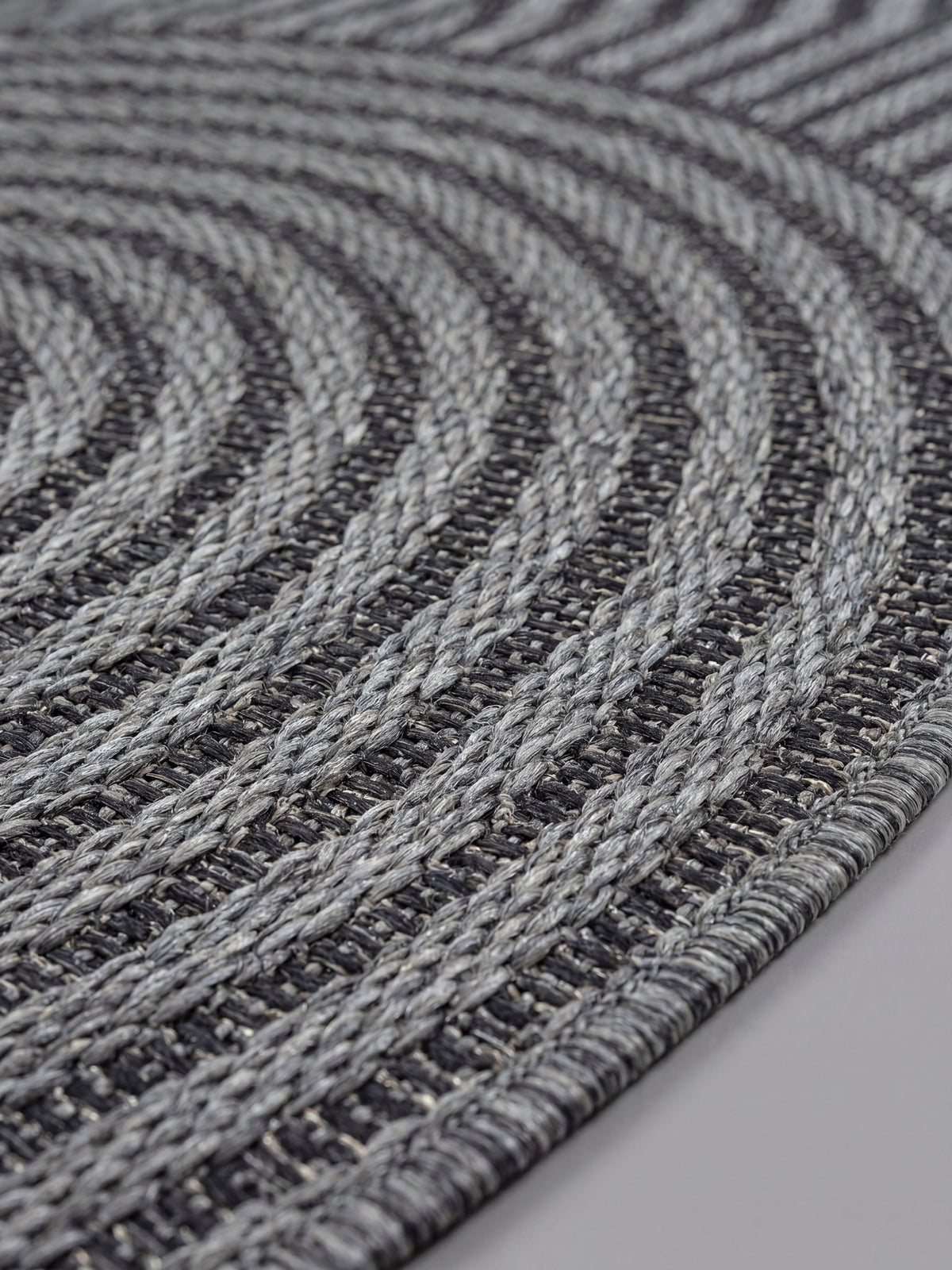 Teppich Anthrazit Farbdetail Muster
