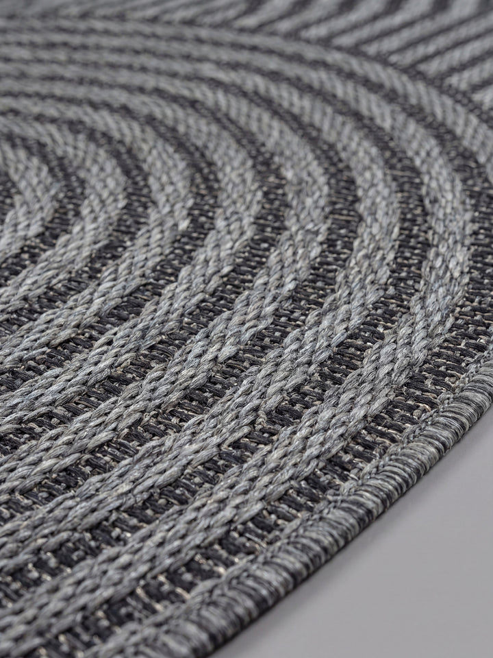 Teppich Anthrazit Farbdetail Muster_